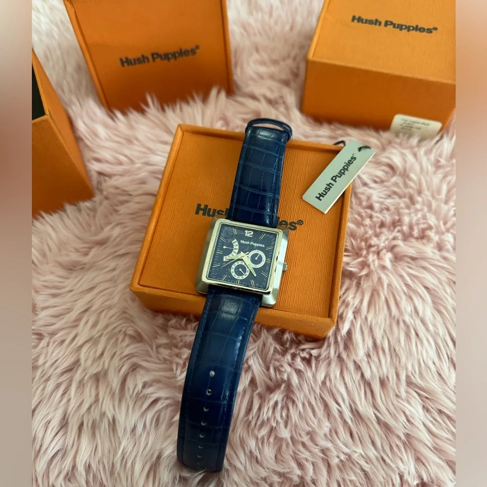 NIB HUSH PUPPIES SQUARE FACE WATCH‎
